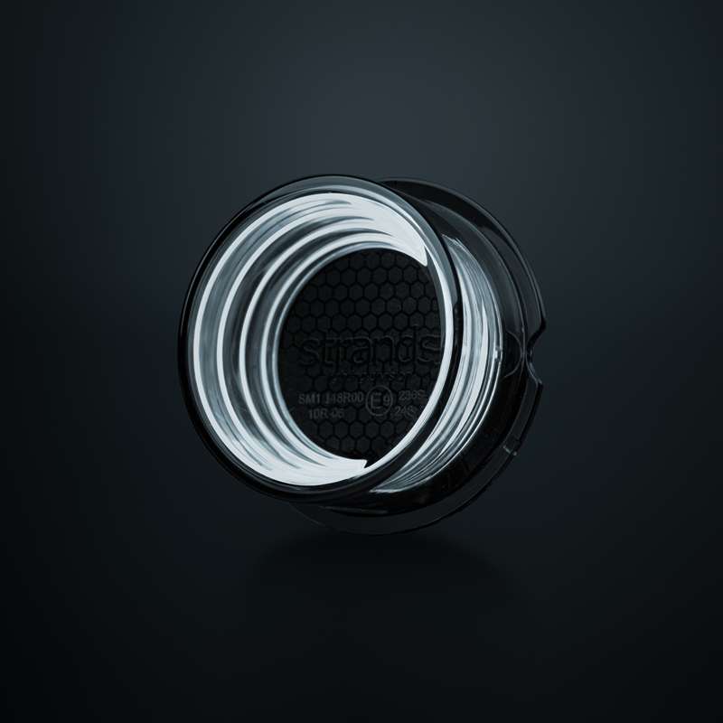 Strands FOR9T Geo Begrenzungsleuchte – Rot