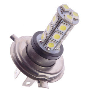 H4 LED-lamp XENON LOOK 18 SMD 24V - TRUCKJUNKIE