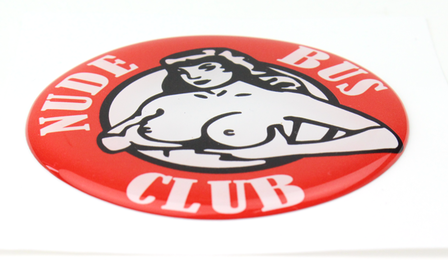 NUDE BUS CLUB - 3D DELUXE FULL PRINT STICKER