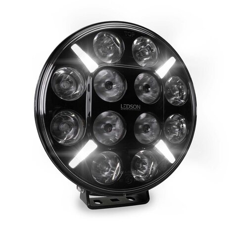 LEDSON Pollux9+ Gen2 - LED SCHEINWERFER MIT WEISSEM UND ORANGE  POSITIONSLICHT - 120W - TRUCKJUNKIE