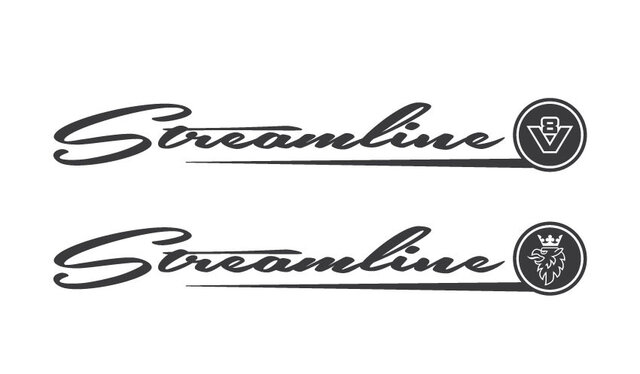 Scania Streamline window sticker