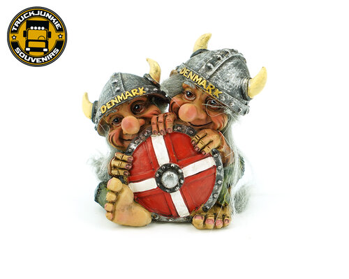 Deense trollen acter schild