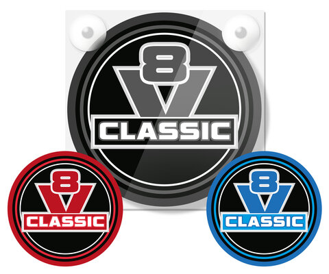 V8 CLASSIC - LEUCHTKASTEN DELUXE - LOSE FRONTPLATTE