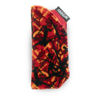 OMNIUS BRILLENETUI - ROTE D&Auml;NISCHE PL&Uuml;SCH