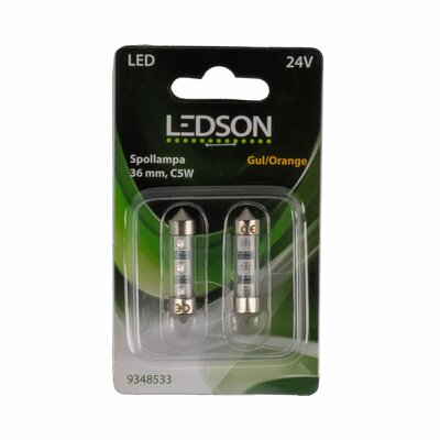 36mm / C5W - GELB - 24v