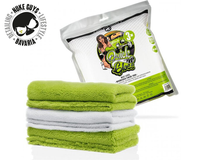 3-PACK - ULTRAFLAUSCHIGE MIKROFASER - Quick&#039;n Gloss - 500 g/m2 - 40x40cm