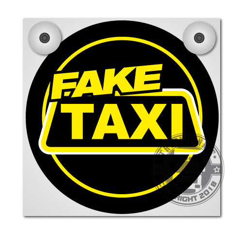 FAKE TAXI - LEUCHTKASTEN DELUXE - FRONTPLATTENSET