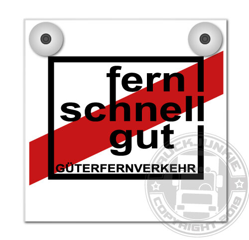 FERN SCHNELL GUT - LEUCHTKASTEN DELUXE - FRONTPLATTENSET