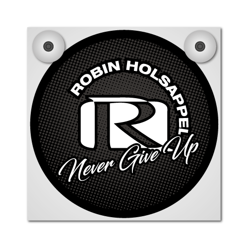 ROBIN HOLSAPPEL - NEVER GIVE UP - LEUCHTKASTEN DELUXE - FRONTPLATTENSET