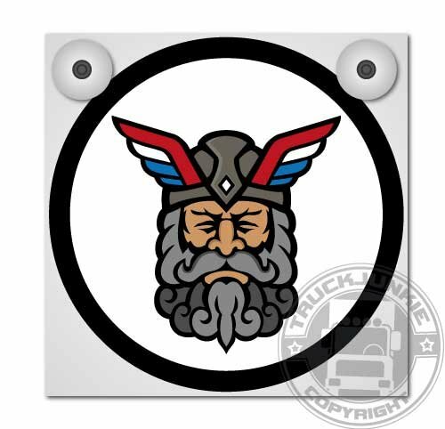 VIKING WARRIOR  - LEUCHTKASTEN DELUXE - LOSE FRONTPLATTE