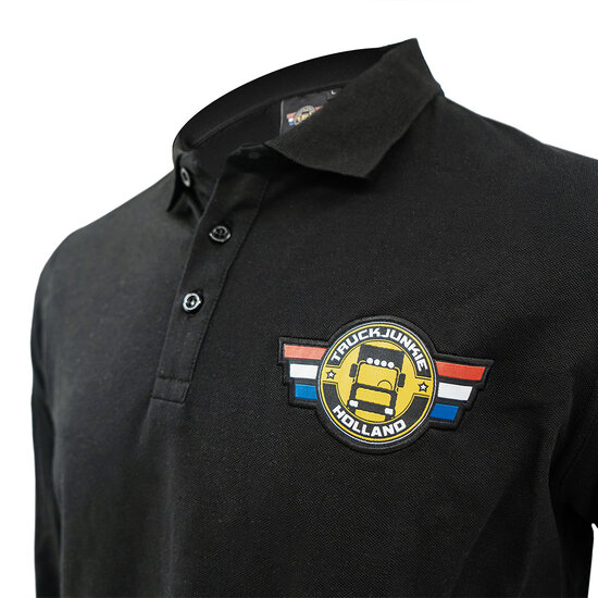 POLOSHIRT LANGARM - TRUCKJUNKIE|OMNIUS TEAM GEAR