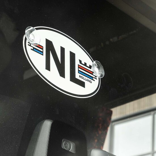 NL GEPR&Auml;GTE ALUMINIUM-EMBLEME 18X11,5CM