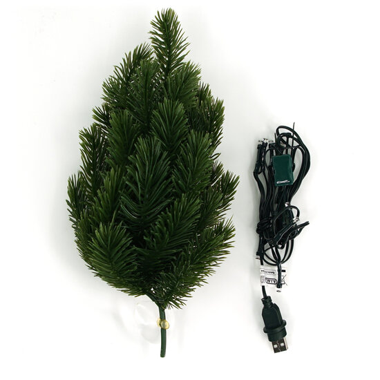 MINI-WEIHNACHTSBAUM MIT LED-BELEUCHTUNG INKL. KNOPF