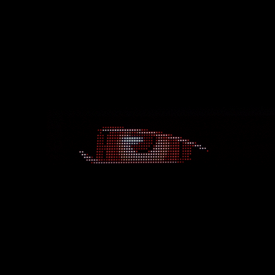 Matrix led panel &quot;Devil Eyes&quot; 35 cm