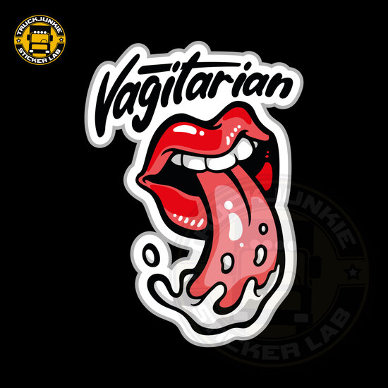 Vagitarian - Volldruckaufkleber