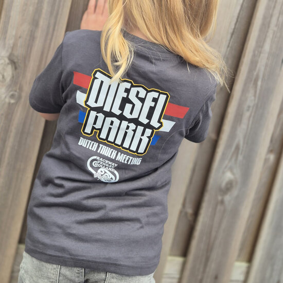 TRUCKJUNKIE DieselPark 2025 Graues KINDER-T-SHIRT
