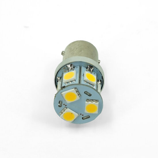WARM WEISS -  9xSMD LED 10-30V - BA15s 
