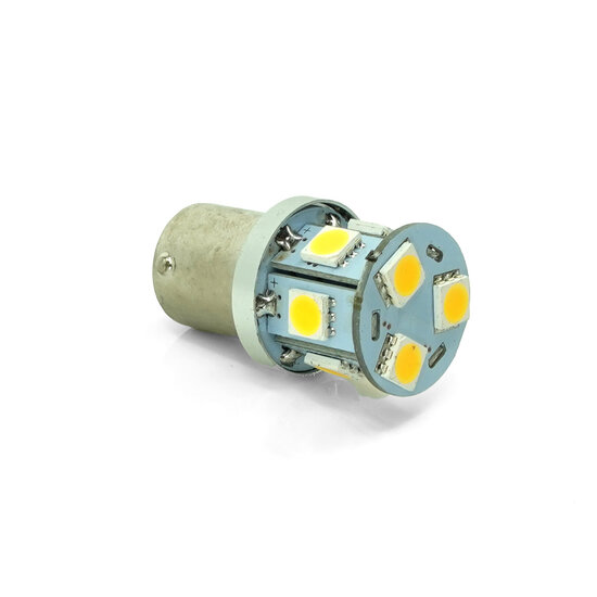 WARM WEISS -  9xSMD LED 10-30V - BA15s 