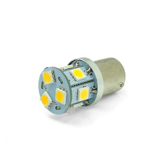 WARM WEISS -  9xSMD LED 10-30V - BA15s 