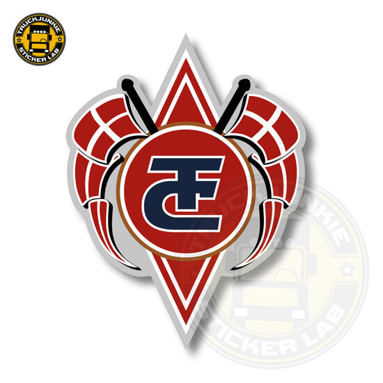 Ronny Ceusters Aufkleber Flags Diamond