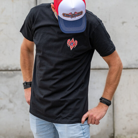 Ronny Ceusters T-Shirt - Diamant - Schwarz