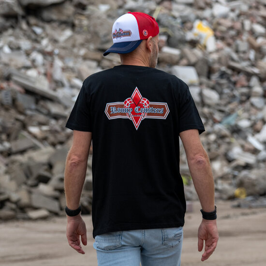 Ronny Ceusters T-Shirt - Diamant - Schwarz