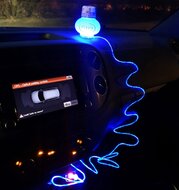 LEDSON - &quot;RUNNING&quot; POPPY LED - BLAU - USB