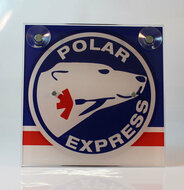 POLAR EXPRESS ROT/BLAU- LEUCHTKASTEN DELUXE - KOMPLETT
