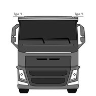 VOLVO DACHLEUCHTE 2012 &ndash; TYP 3 &ndash; SET