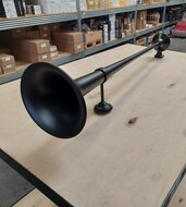 Nedking Messing-Lufthupe 95 cm Schwarz