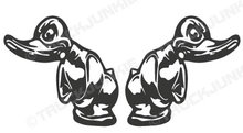 turbo duck sticker - turboduk aufkleiber