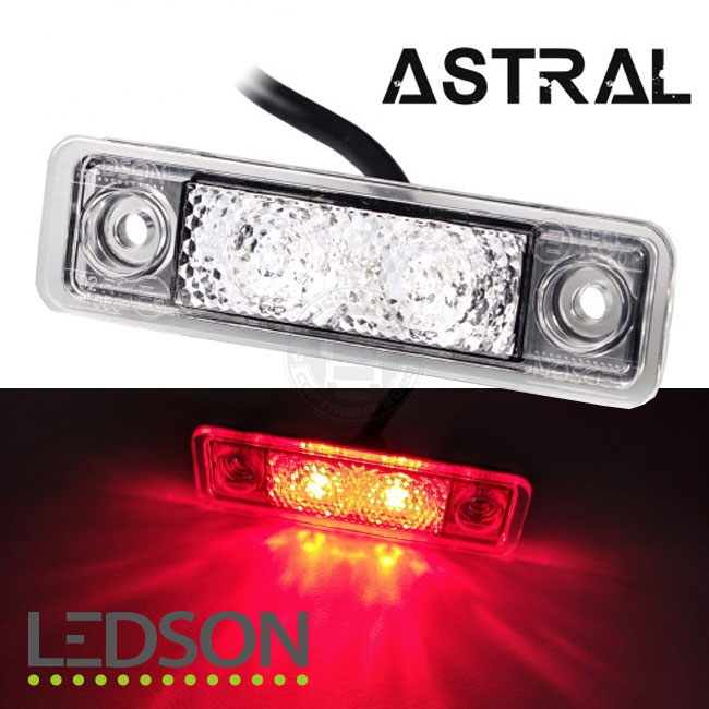 LEDSON - Astral - EASY FIT LED POSITION LICHT - ROT