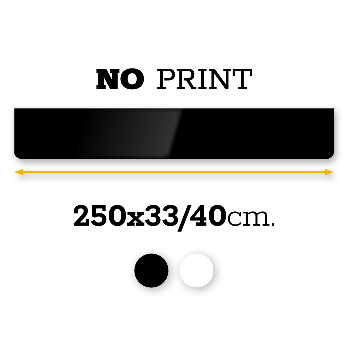 SCHMUTZFÄNGER  - KEIN PRINT - 250 X 33-40CM