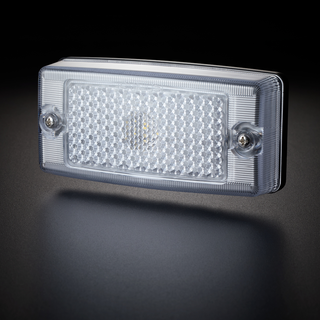 OMNIUS LED-SEITENMARKIERUNGSLEUCHTE – LED WEISS / LINSE KLAR
