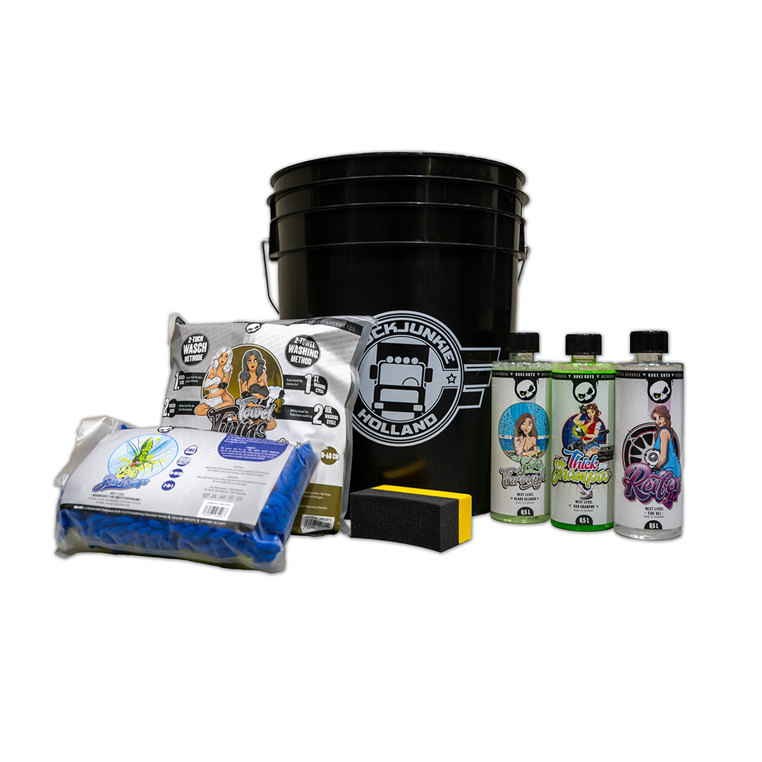 TJ Bucket Set Reifen, Fenster, Farbe und Schaum