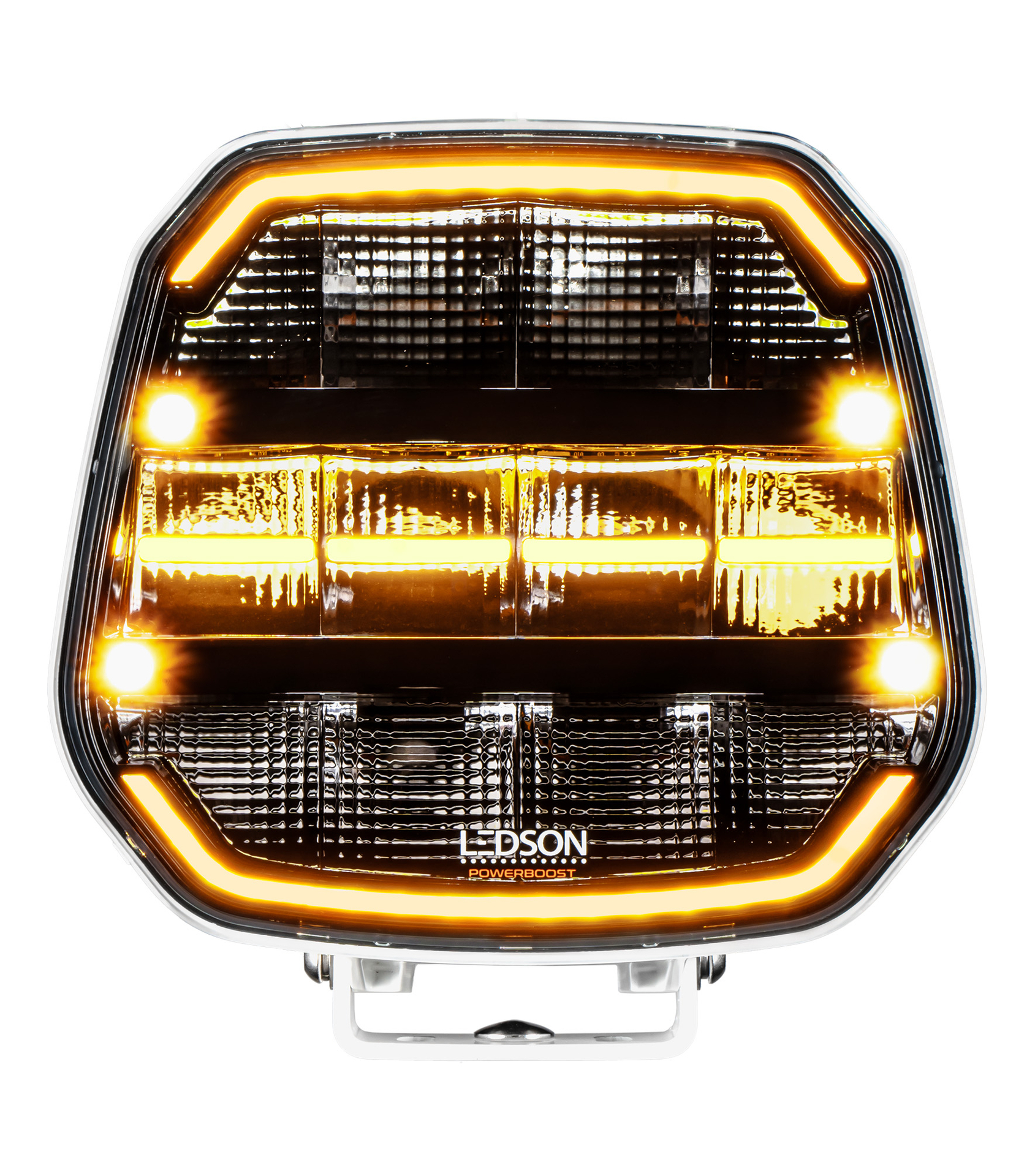 Ledson Epix9+ Strobe Wide Driving Beam Zusatzscheinwerfer 9" (Elfenbeinweiß, Powerboost)