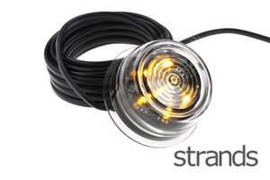 STRANDS - VIKING  SEITENMARKIERUNGSLEUCHTE - ORANGE *KLARES GLAS*