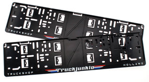 TRUCKJUNKIE TRUCKSHOP HOLLAND - FLAGS - KENNZEICHENHALTER