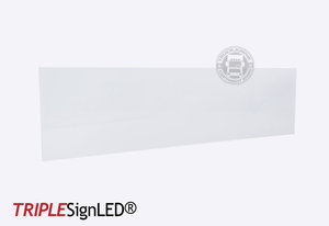 TripleSign® Front plate - WEISS