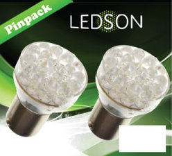 LED-LICHT XENON LOOK - 24 DIODE  P21W  BA15s 