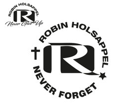 ROBIN HOLSAPPEL - NEVER FORGET - SCHNEIDER AUFKLEBER