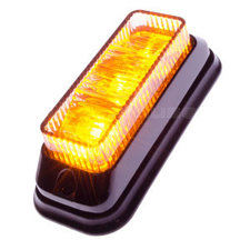 BLITZER 3 LED - GENEIGT - ORANGE