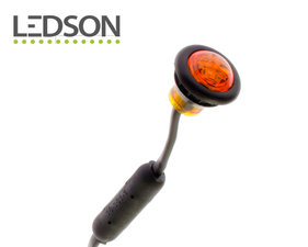  EINBAULEUCHTE RUND Ø 28MM - ORANGE
