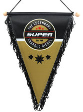 WIMPEL - SUPER CHARGED DIESEL - 20 x 30 cm