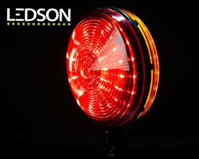 LEDSON - SPANISCHE LAMP LED - ROT/ORANGE