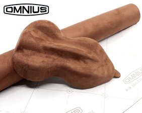 OMNIUS  - SELBSTKLEBENDES UMHÜLLUNGSGEWEBE - ALCANTARA - CHOCO