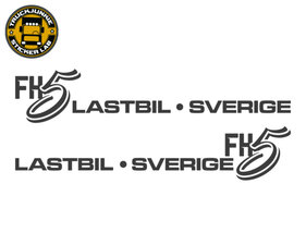 FH5 - LASTBIL SVERIGE - AUFKLEBER