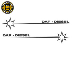 DAF DIESEL - STAR - AUFKLEBER