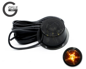 GYLLE - BLACK LINE - LED BREITENLAMP - ORANGE | RAUCHGLAS