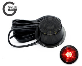 GYLLE - BLACK LINE - LED BREITENLAMP - ROT | RAUCHGLAS